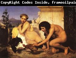 Jean Leon Gerome Young Greeks at a Cockfight